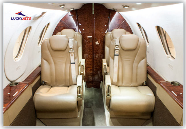 Luxurious 6 passenger Jet | Private Jet Charters to Las Vegas | LuckyJets.com | 888-858-2595