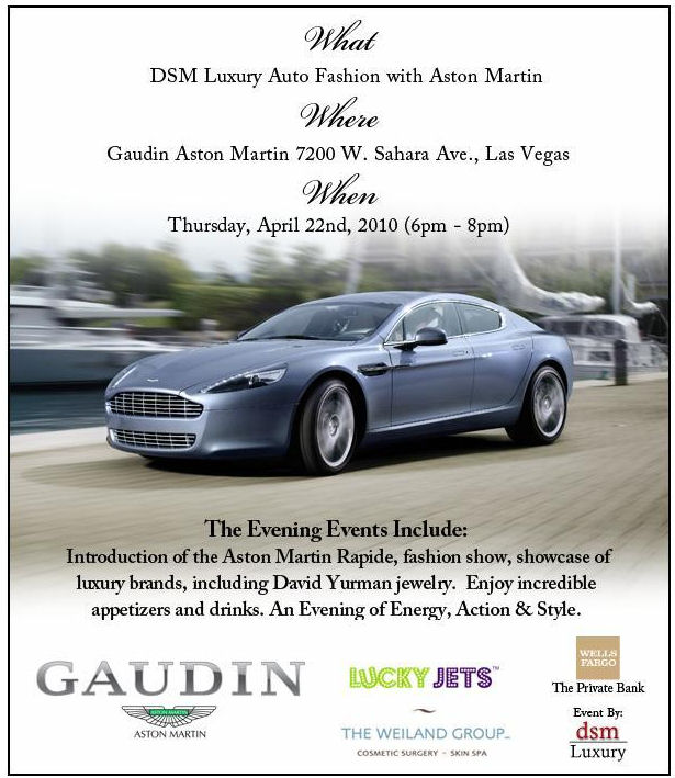 LuckyJets presents Aston Martin Fashion